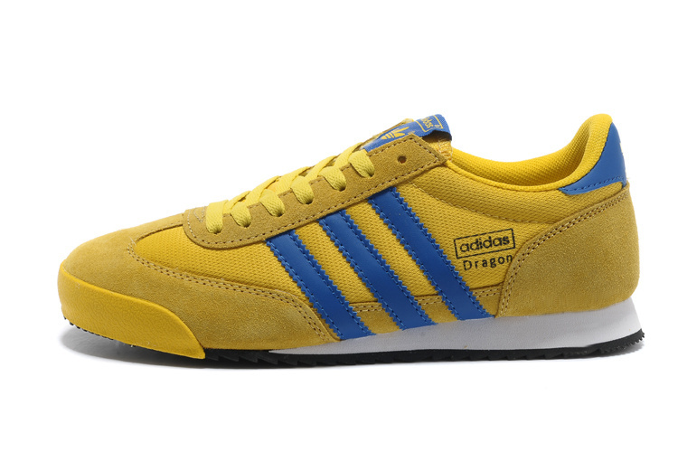 adidas dragon bleu jaune